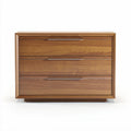 Kommode mit drei Schubladen aus Holz in braun 80 x 40 x 70cm