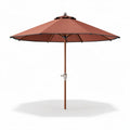 Markisen Sonnenschirm aus Polyester in terracotta 300 x 300 x 250cm